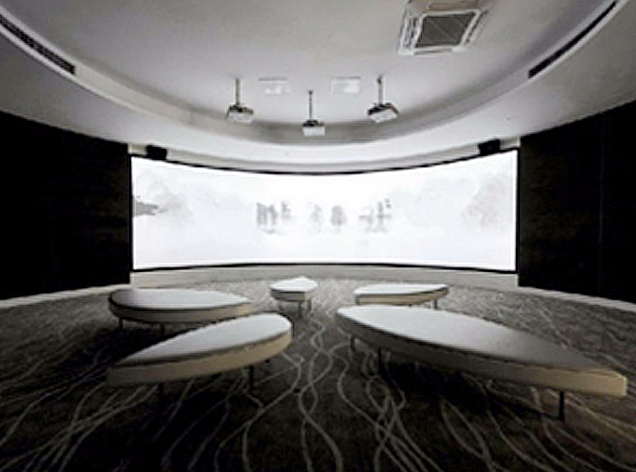 弧幕投影展示館設計
